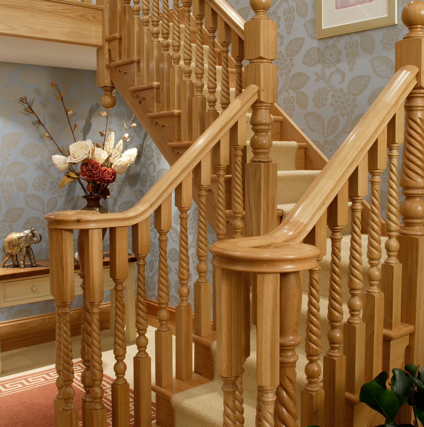 
                  
                    Oak Craftsmans Choice Trentham Twist Spindle - 56mm x 56mm - available in 900mm and 1100mm
                  
                