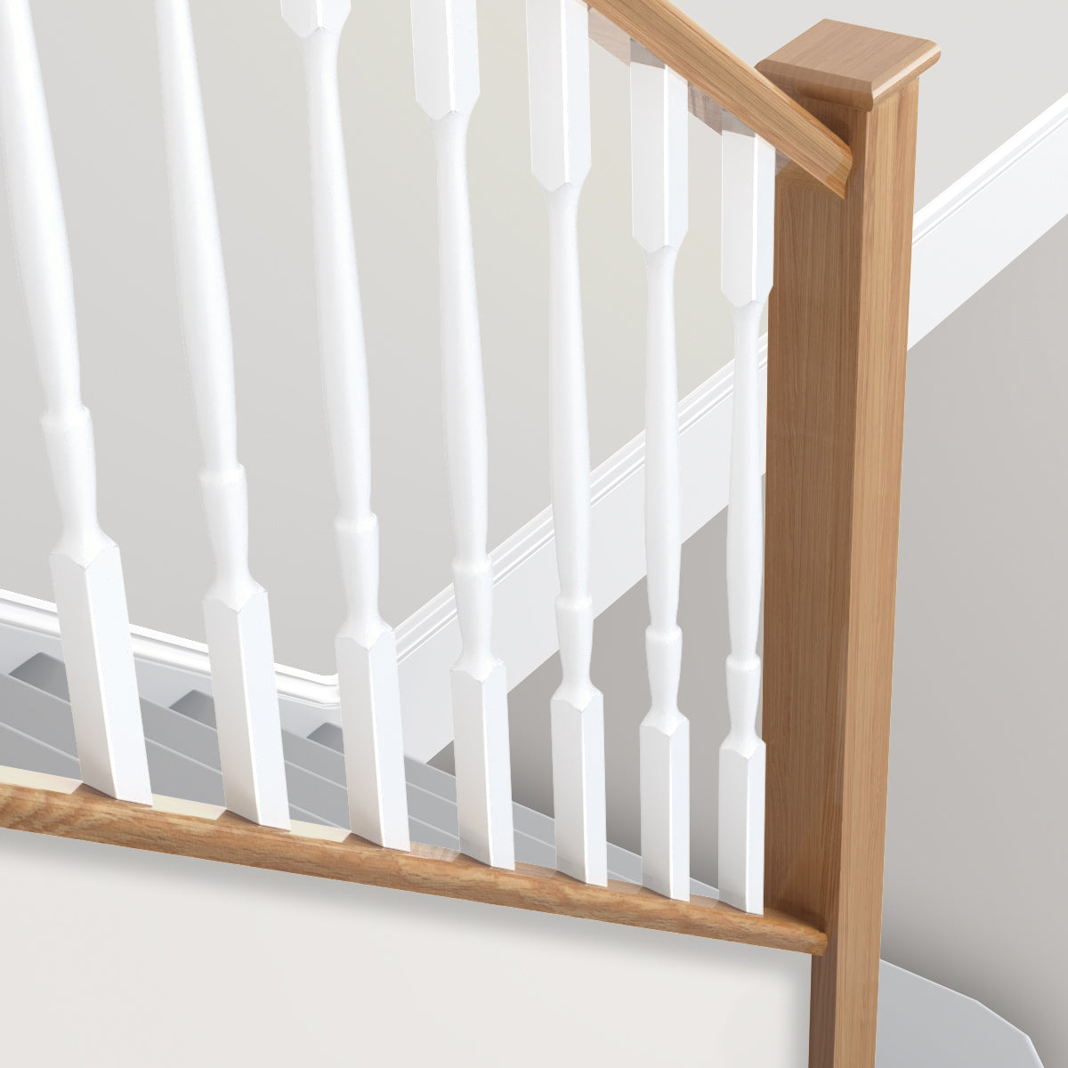 Evolve staircase spindles and parts