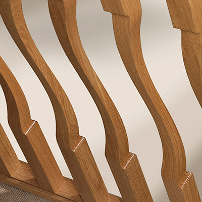 Flo Oak staircase spindles by Staircase Parts