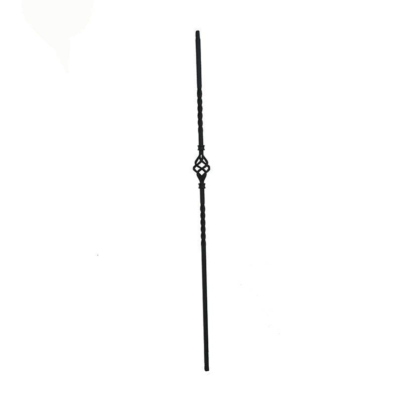 Metal Black Single Basket Baluster - 1100mm x 12.7mm x 12.7mm