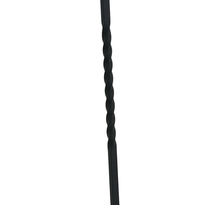 
                  
                    Metal Black Single Twist Baluster - 1100mm x 12.7mm x 12.7mm
                  
                