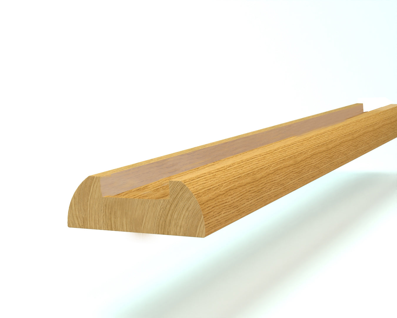 
                  
                    Oak Ikon Baserail - 70mm x 25mm - available without Groove, 10mm, 13mm,  32mm and 41mm Groove + Infill
                  
                