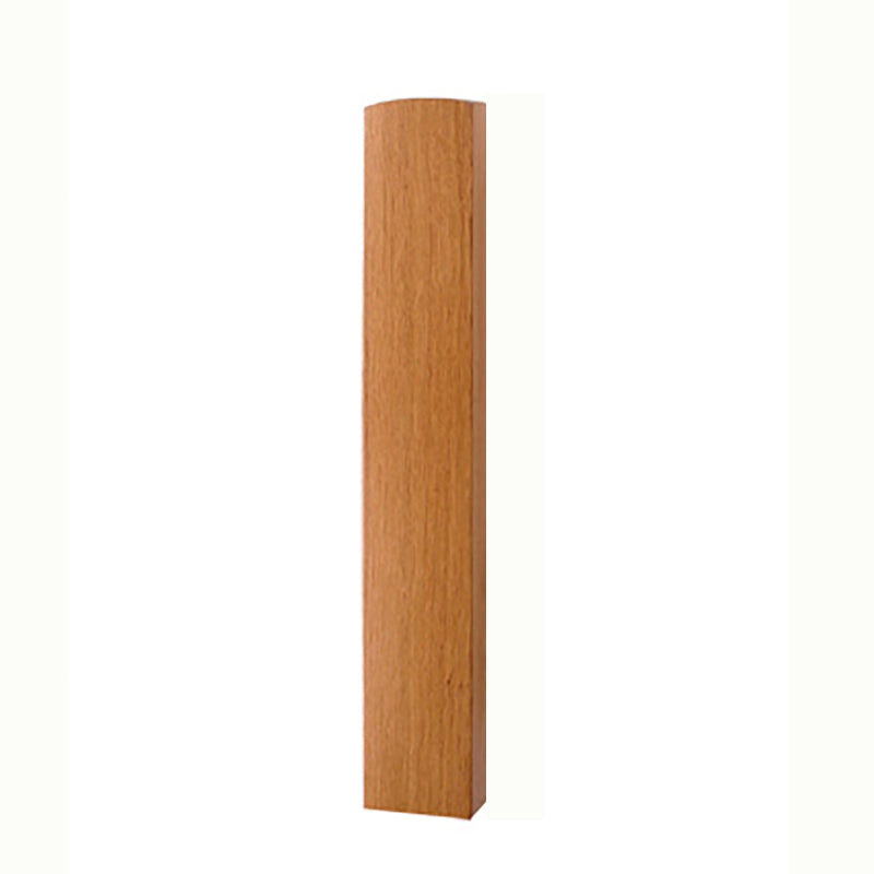 Oak Craftsmans Choice Newel Base Half - 650mm x 117mm x 117mm