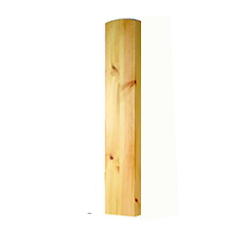 Pine Craftsmans Choice Newel Base Half - 650mm x 117mm x 117mm