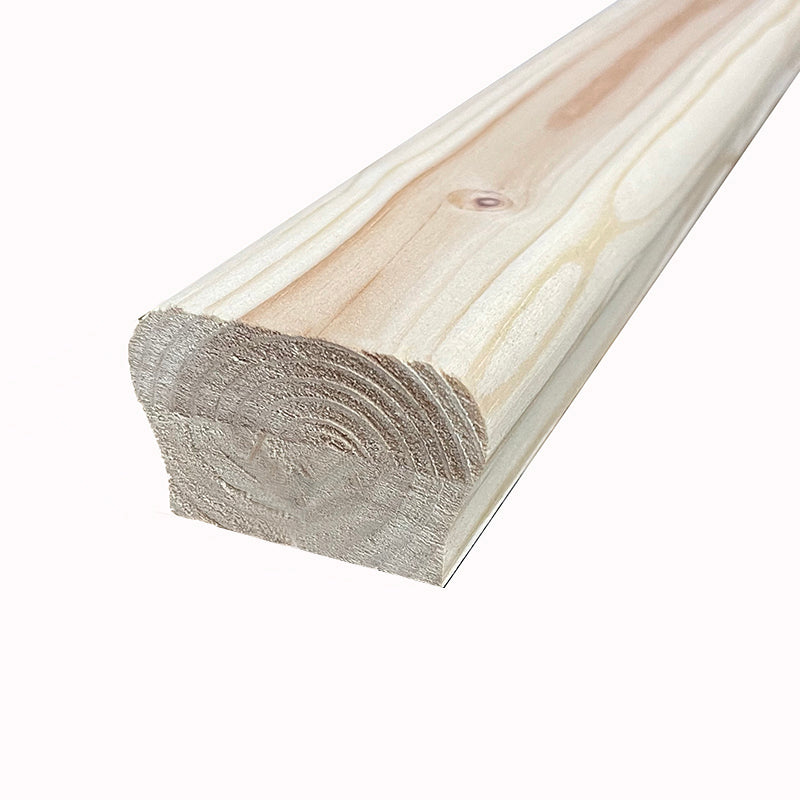 Pine Ikon Handrail - 67mm x 42mm - available without Groove, 10mm, 13mm,  32mm and 41mm Groove + Infill