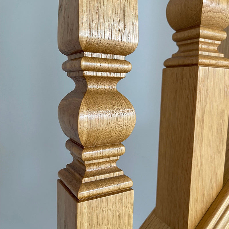 
                  
                    Oak Craftsmans Choice Trentham Square Baluster - 56mm x 56mm - available in 900mm and 1100mm
                  
                