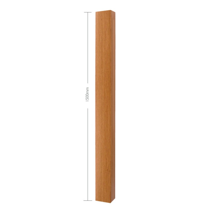 Oak Square Newel 1500mm x 117mm x 117mm