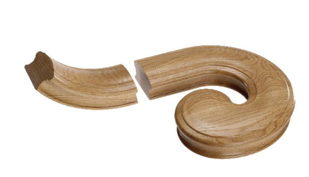 Oak Craftsmans Choice Volute - Left-Hand