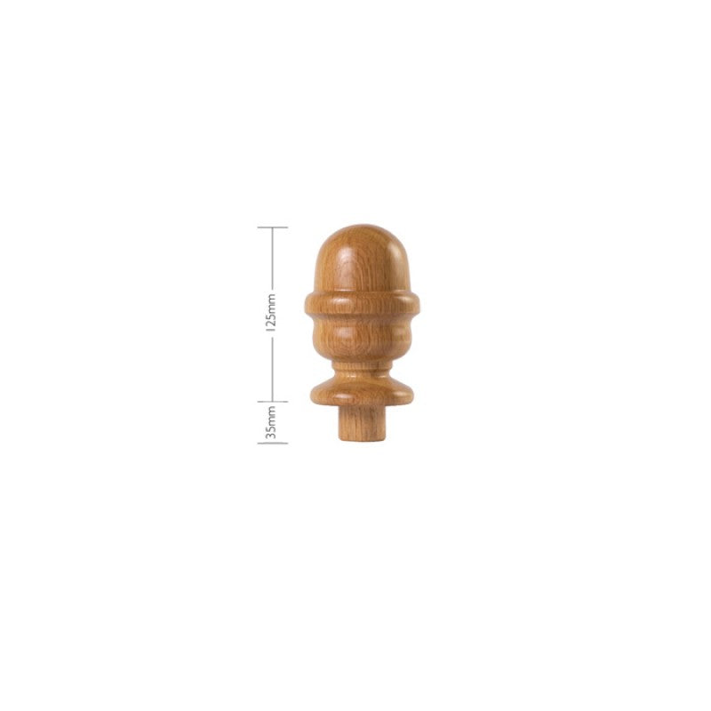 Oak Signature Acorn Newel Cap 125mm x 90mm x 90mm