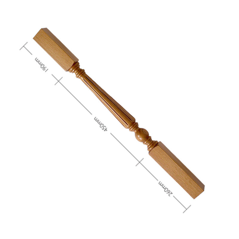 Oak Craftsmans Choice Trentham Flute Spindle available in 900mm and 1100mm - 56mm x 56mm