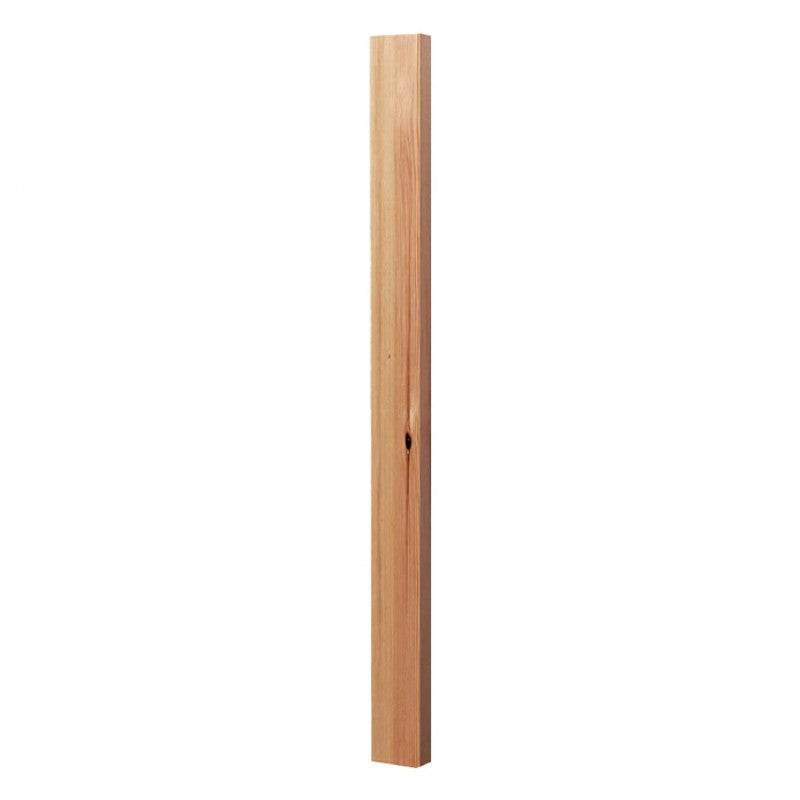 Pine Square Newel Half 1500mm x 90mm x 45mm