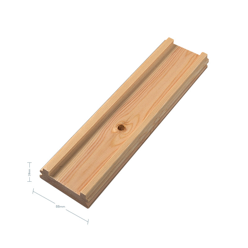 Pine Craftsmans Choice Baserail 1800mm x 88mm x 28mm - 56mm Groove + Infill